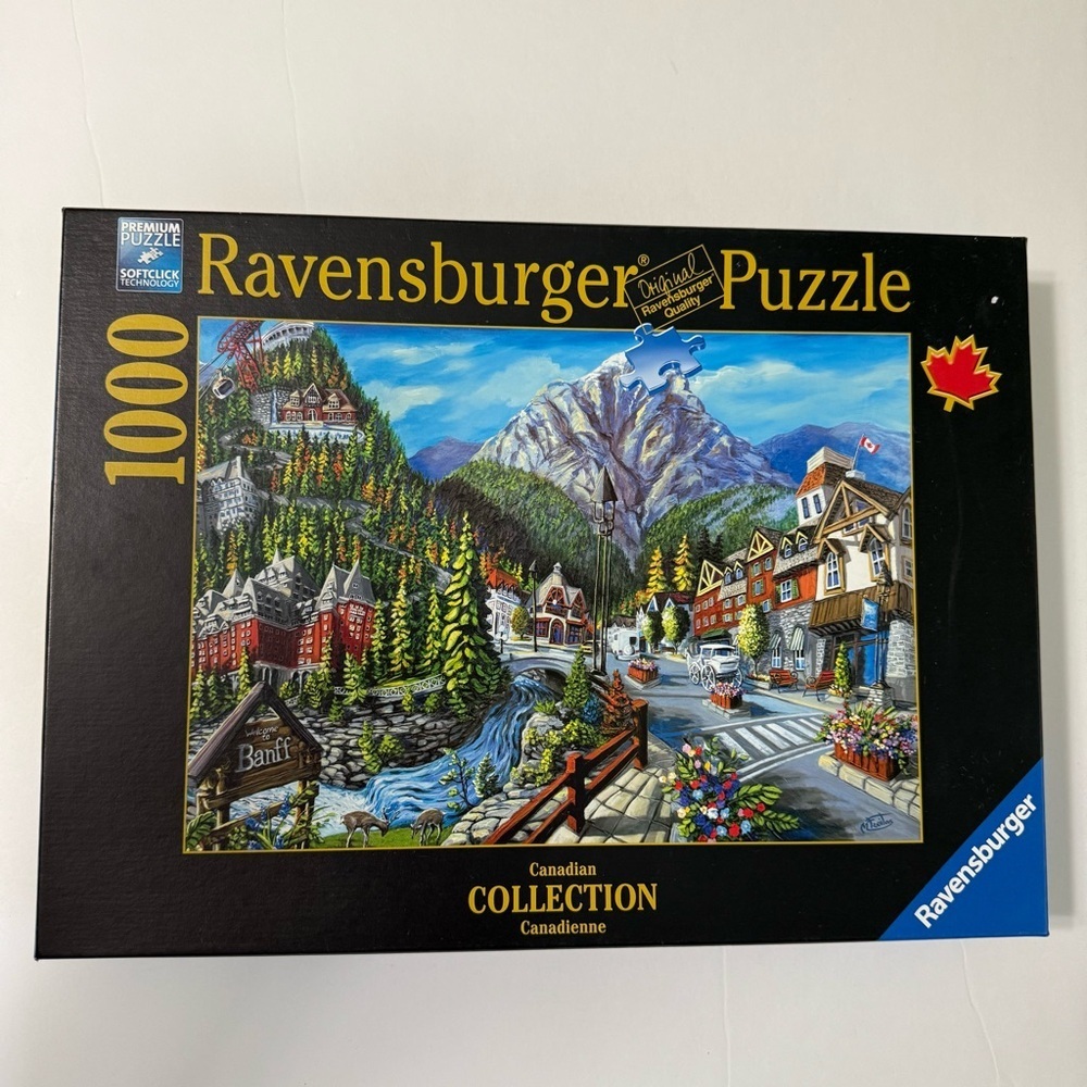 Ravensburger‎ Canadian Collection welcome to Banff Puzzle 1000 piece Landscape
